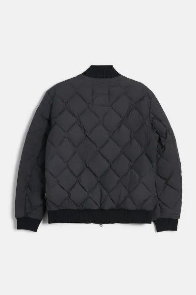 Bunda Woolrich Heritage Microfiber Bomber Black