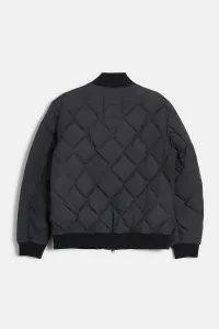 Bunda Woolrich Heritage Microfiber Bomber Black