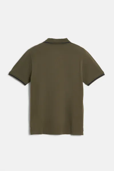 Polokošeľa Woolrich Monterey Polo Greenstone