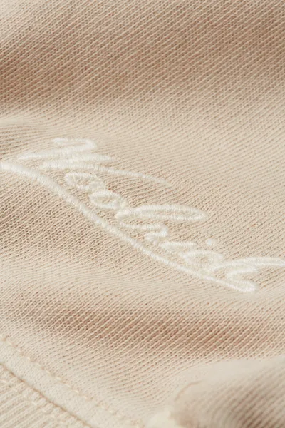 Mikina Woolrich Gd Fleece Crewneck Light Oak