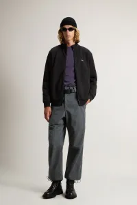 Mikina Woolrich Logo Interlock Track Black