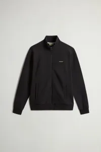 Mikina Woolrich Logo Interlock Track Black