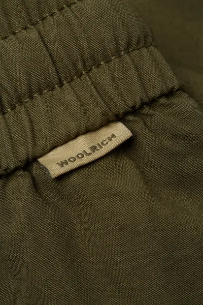 Nohavice Woolrich Poplin Pant Gd Greenstone