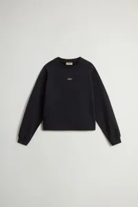 Mikina Woolrich Winter Fleece Crewneck Black
