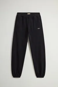 Tepláky Woolrich Winter Fleece Sweatpant Black