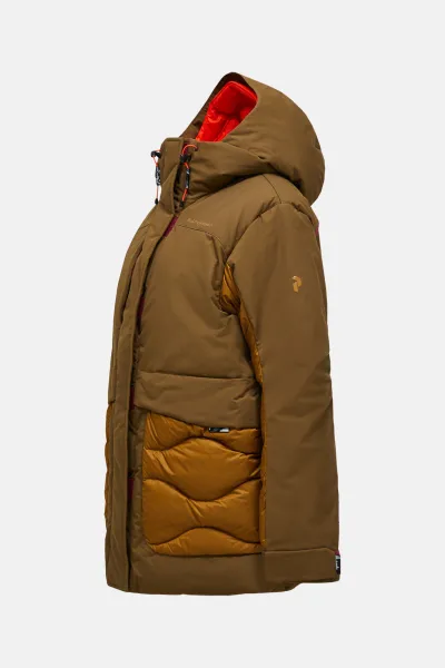 Kabát Peak Performance W Infusion Helium Down Pa Meadow Moss