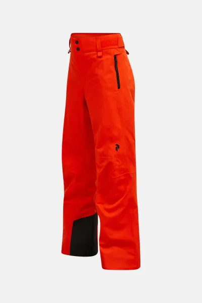 Nohavice Peak Performance Jr Maroon Insulated Pants Solar Burst