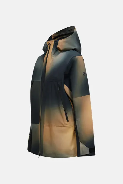 Bunda Peak Performance M Edge 3L Aop Jacket Powder Fade