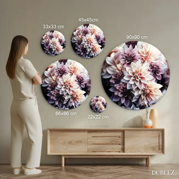 Kvetinový obraz na stenu - Dahlia