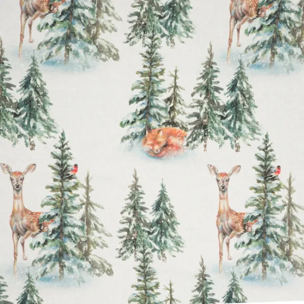 Posteľná súprava DEER biela / zelená