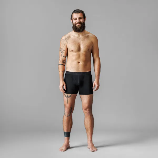 Calm B Boxerky čierne 5-pack s cockpitom Velikost: L