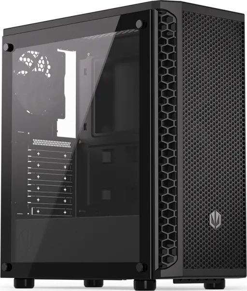 ENDORFY Case Signum 300 ARGB, Průhledná bočnice, ATX, 4x120mm, černá