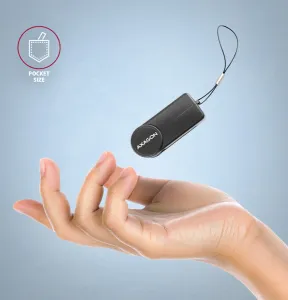 AXAGON CRE-SMPA, USB-A PocketReader čítačka kontaktných kariet ID card (eID klient)