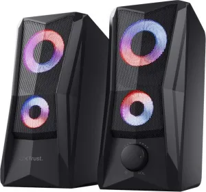 TRUST reproduktory GXT 606 Javv RGB-Illuminated 2.0 Speaker Set, černá