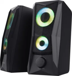 TRUST reproduktory GXT 606 Javv RGB-Illuminated 2.0 Speaker Set, černá