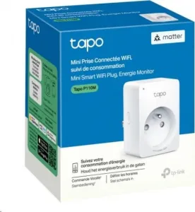 TP-Link Tapo P110M chytrá WiFi mini zásuvka (3680W,16A,2,4 GHz,BT,Matter certified)