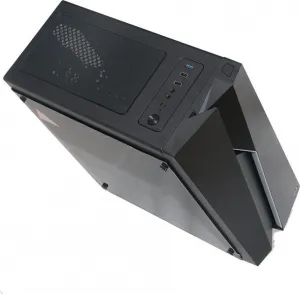 Eurocase AEROCOOL skříň Bolt, Mid tower, 1x USB 3.0, 2x USB 2.0, 2x audio, bez zdroje
