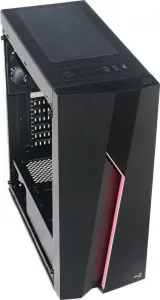 Eurocase AEROCOOL skříň Bolt, Mid tower, 1x USB 3.0, 2x USB 2.0, 2x audio, bez zdroje