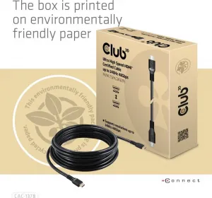 Club 3D Club3D Kabel HDMI, Ultra Rychlý HDMI™ Certifikovaný Cable, 4K120Hz/ 8K60Hz, 7.5m