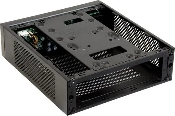 Skriňa CHIEFTEC Compact Series/mini ITX, IX-03B-OP, čierna, Alu, bez zdroja