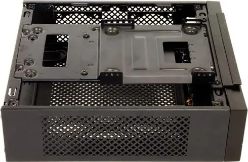 Skriňa CHIEFTEC Compact Series/mini ITX, IX-03B-OP, čierna, Alu, bez zdroja
