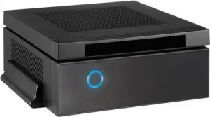 Skriňa CHIEFTEC Compact Series/mini ITX, IX-03B-OP, čierna, Alu, bez zdroja