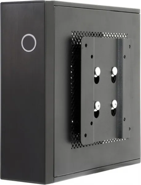Skriňa CHIEFTEC Compact Series/mini ITX, IX-03B-OP, čierna, Alu, bez zdroja