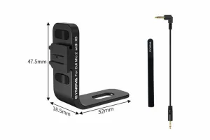 Stablecam Držiak CYNOVA DJI Mic 2 pre Insta360 X5 1INST903