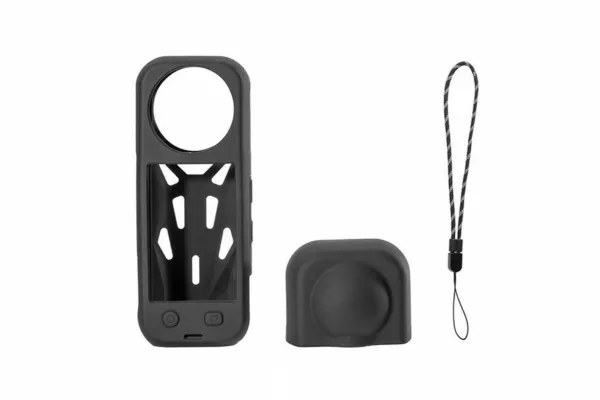 Stablecam Chladiaci silikónový chránič Startrc pre Insta360 X5 (čierny) 1INST904