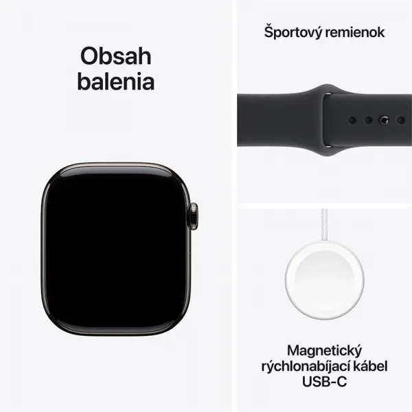 Apple Watch S11 Cell/46/Sport Band/Black
