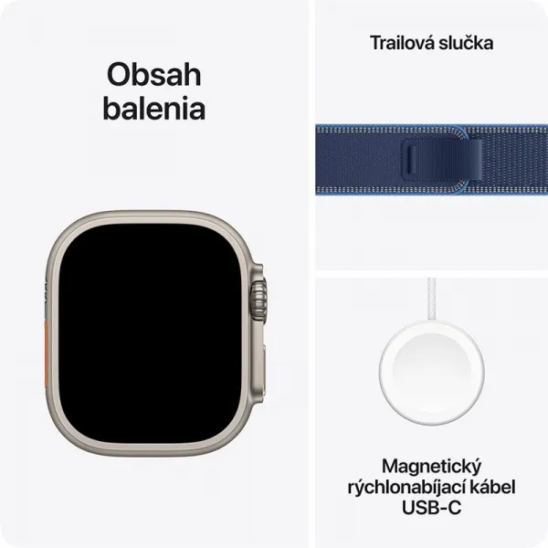 Apple Watch Ultra 3/49/Elegant Band/Blue/Bright Blue