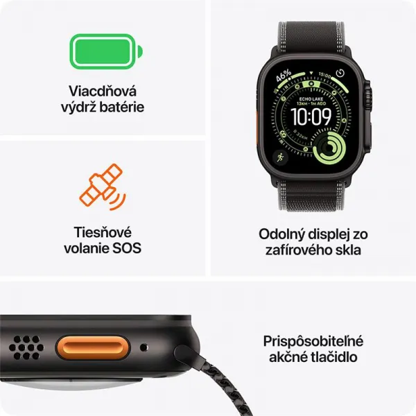 Apple Watch Ultra 3/49/Elegant Band/Black