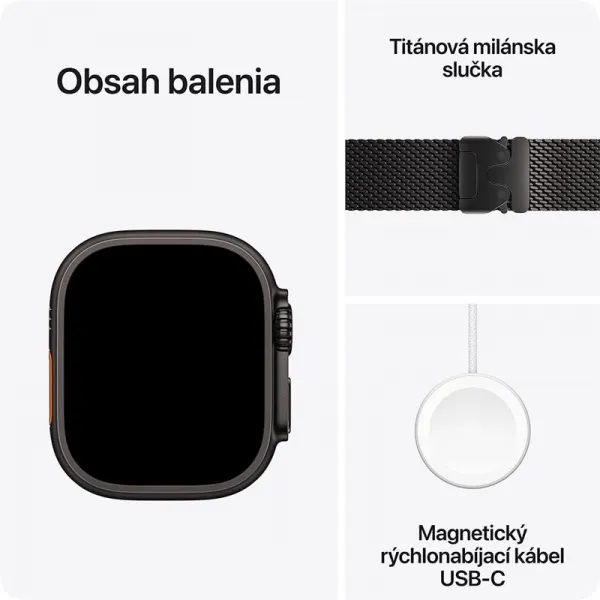 Apple Watch Ultra 3/49/Elegant Band/Black
