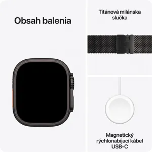 Apple Watch Ultra 3/49/Elegant Band/Black