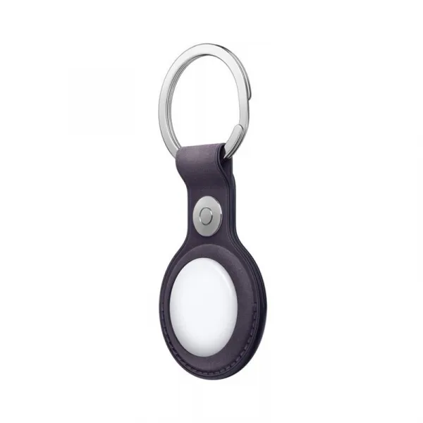 Apple AirTag FineWoven Key Ring - Midnight Purple MGG04ZM/A