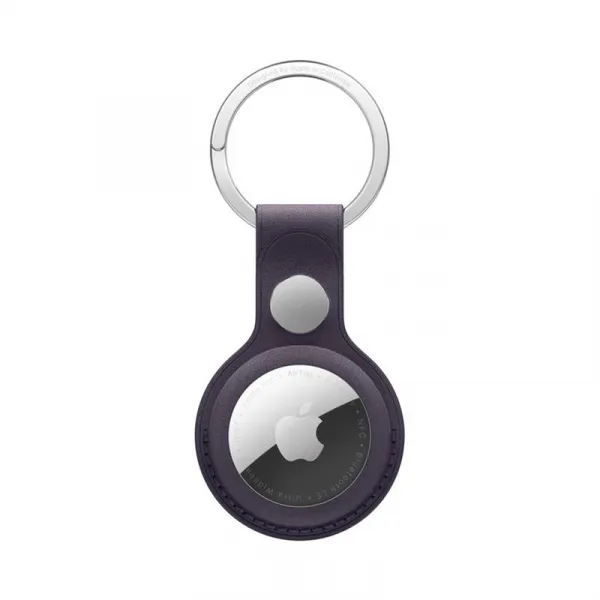 Apple AirTag FineWoven Key Ring - Midnight Purple MGG04ZM/A