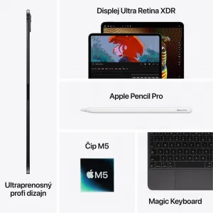 Apple iPad Pro 11" (M5)/Wi-Fi/11"/2420x1668/16GB/2TB/iPadOS/Space Black