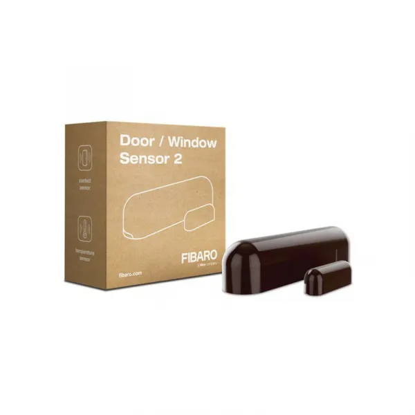 Dverový alebo oknový senzor - FIBARO Door / Window Sensor 2 (FGDW-002-7 ZW5) - Tmavo hnedý 7_ZW5-DK_BROWN-387