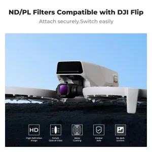 K&F Concept Výklopný filter K&F DJI 4 ks (ND8 a PL + ND16 a PL + ND32 a PL + ND64 a PL) 39125