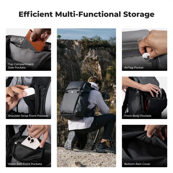 K&F Concept Batoh 30L Star Wander 02 (čierny) 40455