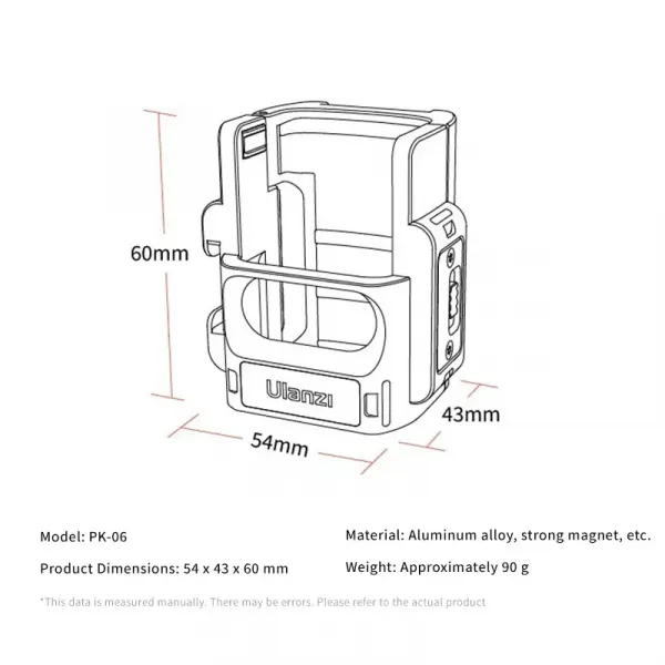 Ulanzi Rozširujúci adaptér PK-06 pre DJI Osmo Pocket 3 41828