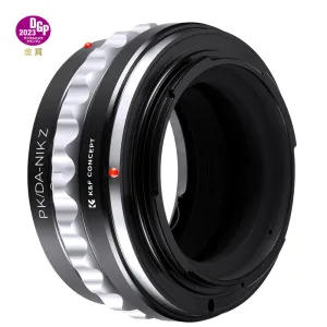 K&F Concept Adaptér K&F z bajonetu Pentax K (PK/DA) na Nikon Z 35224