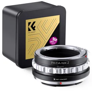 K&F Concept Adaptér K&F z bajonetu Pentax K (PK/DA) na Nikon Z 35224