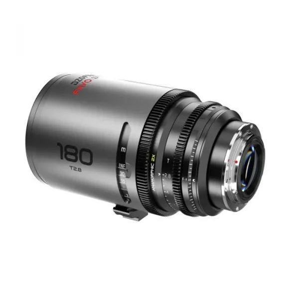 DZO Optics DZO Pavo 2x anamorfný Prime 180mm T2.8 - neutrálny náter - montáž PL&EF (meter) 42400