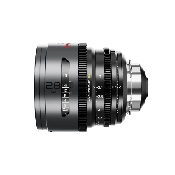 DZO Optics DZO Pavo 2x anamorfný Prime 28mm T2.1-neutrálny náter-montáž PL&EF (meter) 42399