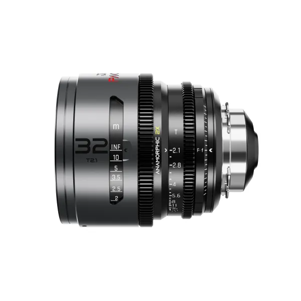 DZO Optics DZO Pavo 2x anamorfný Prime 32mm T2.1-neutrálny náter-montáž PL&EF (meter) 42407