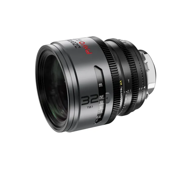 DZO Optics DZO Pavo 2x anamorfný Prime 32mm T2.1-neutrálny náter-montáž PL&EF (meter) 42407