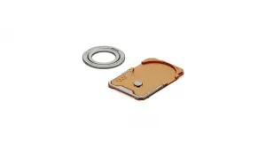 Tilta Multifunkčný magnetický zadný kryt Khronos pre iPhone 17 Pro – oranžový 42246