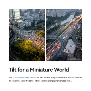TTArtisan Tilt Shift 17mm F4 GFX 42925