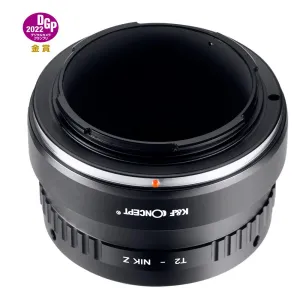 K&F Concept Vysoko presný adaptér objektívov K&F, antireflexný, T2-NIK Z 35692